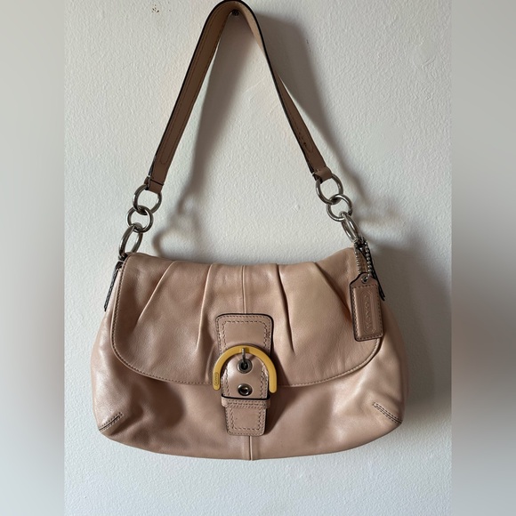 Coach Handbags - pink coach soho shoulder bag